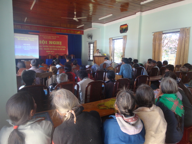 Hội nghị đối thoại, tuyên truyền tại xã Ngọc Réo huyện Đắk Hà
